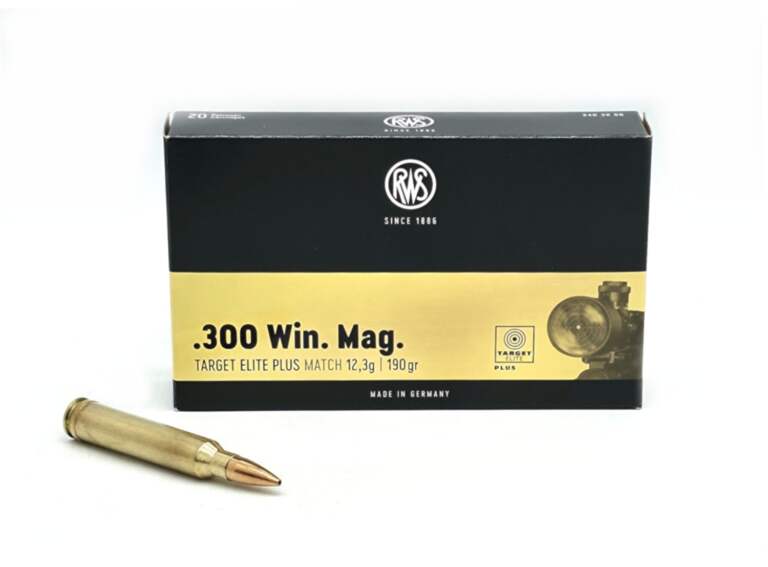 .300 Win. Mag. RWS Target Elite Plus 12,3 / 190 grs. HPBT