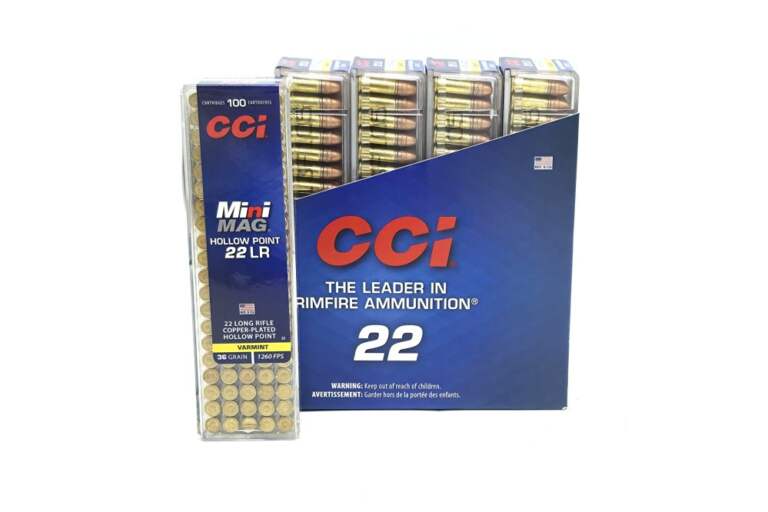 .22 LR. CCI MINI MAGNUM HV 36GR HOLLOW POINT VERKUPFERT