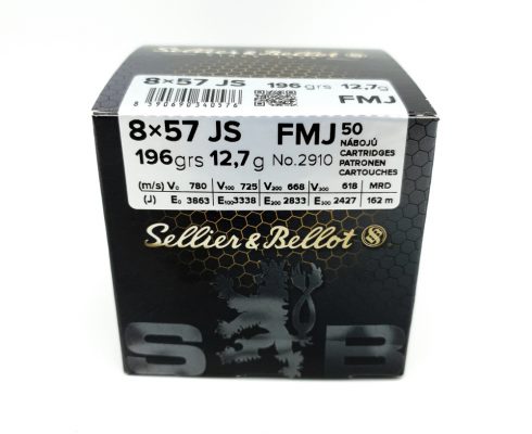 8x57 IS Sellier & Bellot 12,70g/196grs. VM 100 Stück
