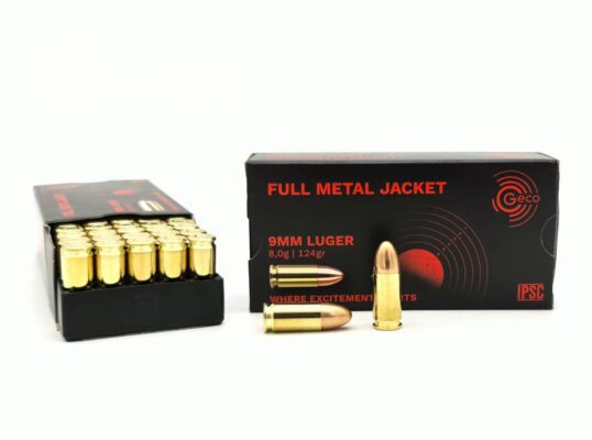 9mm Luger Geco EU 8,0g/124 grs. FMJ