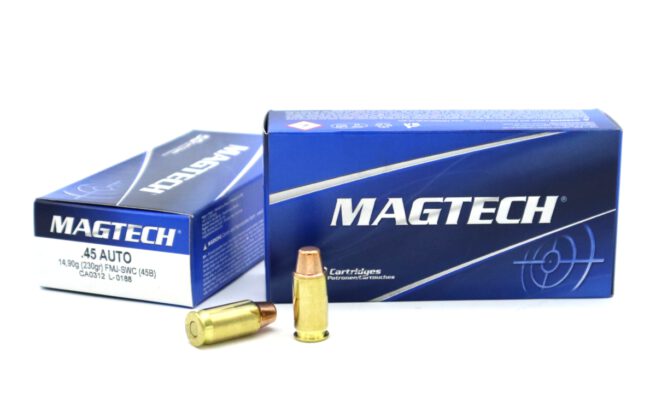 .45 ACP Magtech 14,90g/230grs. FMJ-SWC