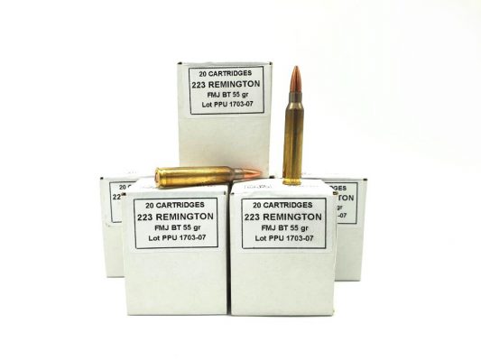 .223 Rem. PRVI Partizan(PPU) 3,56g /55gr. FMJ