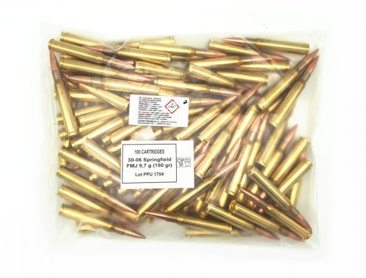 .30-06 PRVI Partizan (PPU) 150 gr. Bulk Pack 100 Stück