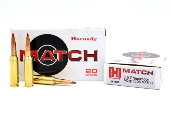 6,5 Creedmoor Hornady 140gr ELD Match 100 Stück