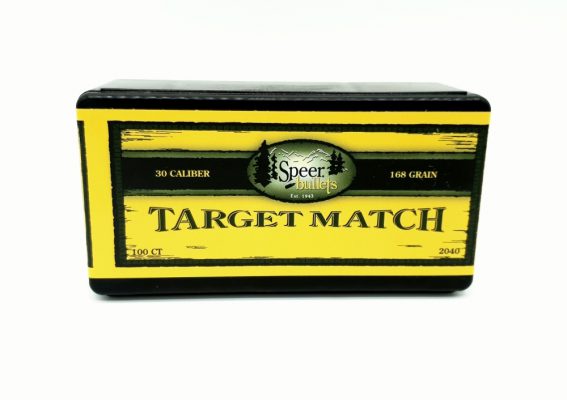 .30 Speer Target Match HPBT Geschosse 168grs 100 Stück