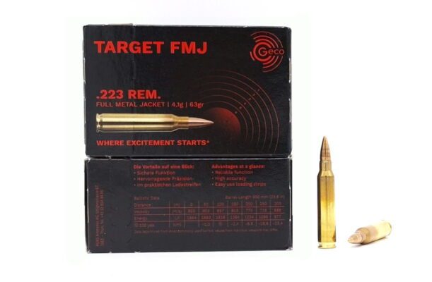 .223 Rem. Geco Target 4,1g/63gr. VM