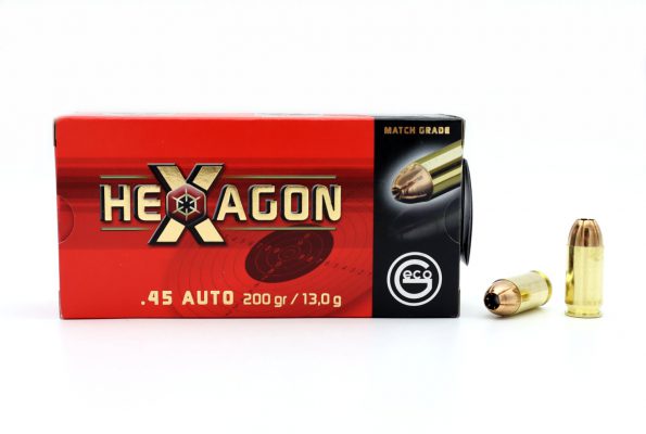 .45 ACP Geco Hexagon 13g/200grs