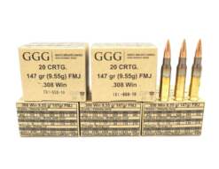.308 Win GGG 147gr VM Büchsenpatronen