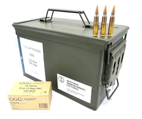 .223 Rem. GGG 3,6g/55grs. VM in der Natokiste  1000 Stück