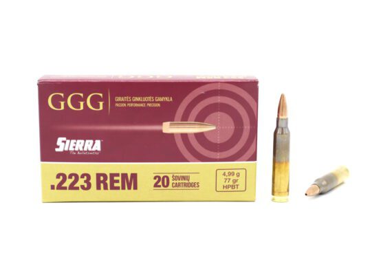 .223 Rem GGG 77gr Sierra Matchking