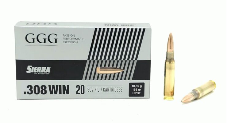 .308 Win GGG 10,9 / 168gr HPBT Sierra Matchking