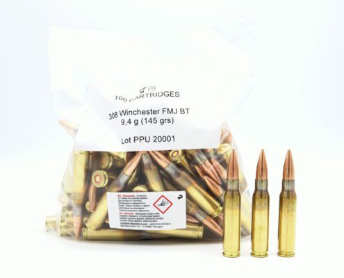 .308 Win Prvi Partizan (PPU) 145gr/9,4g FMJ BT  100 Stück