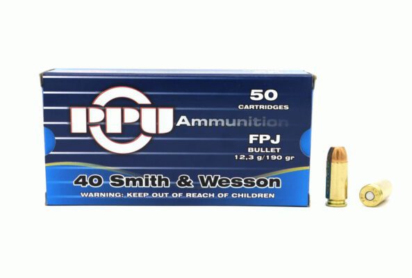 .40 S&W Prvi Partizan (PPU) 190gr/12,3g VMFK