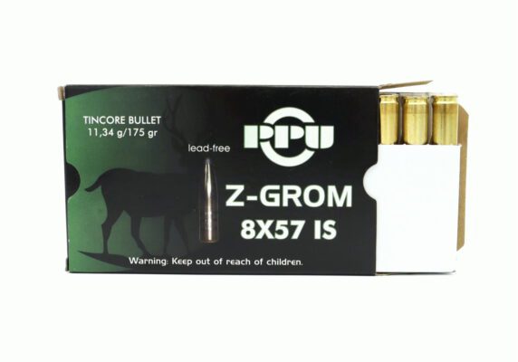 8X57 IS Prvi Partizan (PPU) Z-GROM 11,34g/175grs Bleifrei 100 Stück