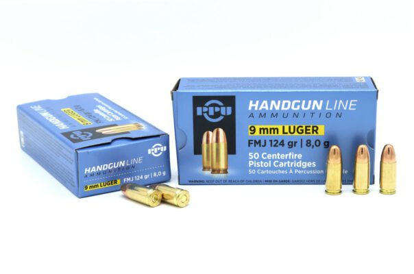 9mm Luger PPU Prvi Partizan FMJ 124 grs. 1000 Stück