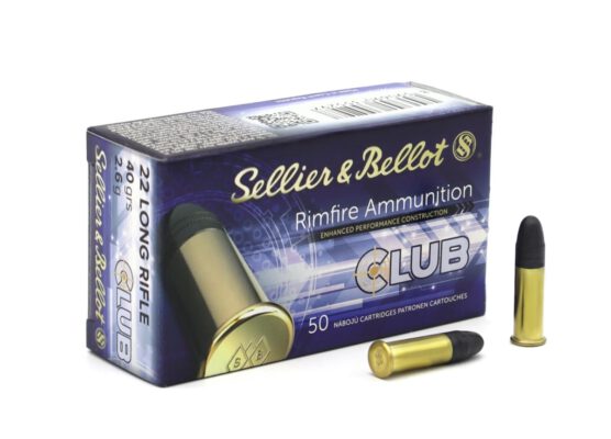 .22 lfB S&B Sellier & Bellot Club Standard Rimfire 2,6g/40grs