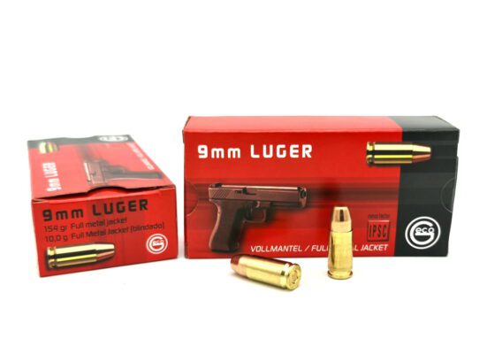 9mm Luger Geco 10,0g/154grs Vollmantel Flachkopf 9x19