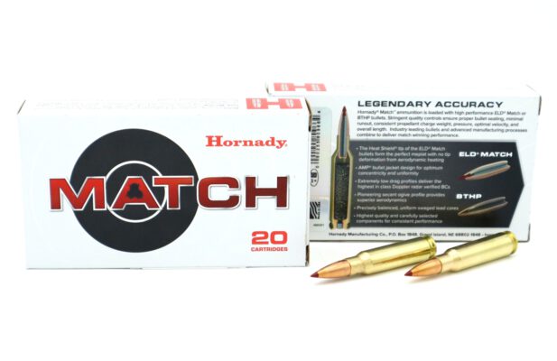 .308 WIN Hornady Munition 10,9g/168gr ELD-Match