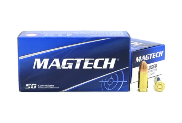 9mm Luger Magtech 8 g/124 grs. FMJ