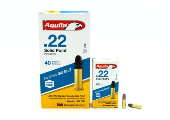 .22 LR Aguila Standard 40 grs. LRN