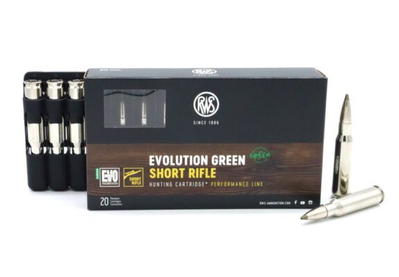 .308 WIN RWS Short Rifle Evo Green 9,0g/139grs. 20 Stück