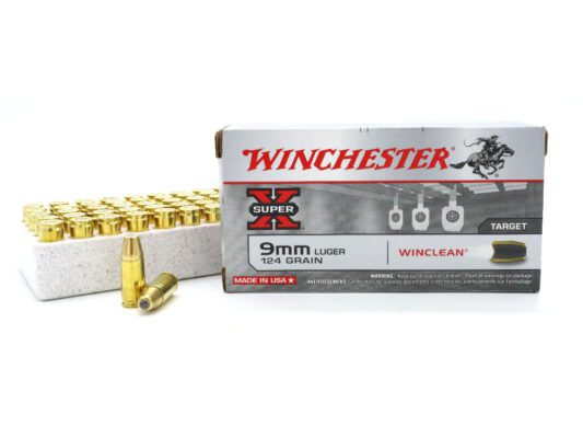 9mm Luger Winchester Winclean Super X 8,0g / 124grs  (9x19)