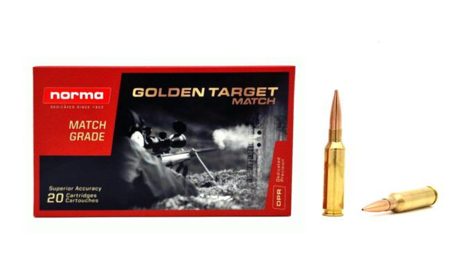 6,5 Creedmoor NORMA 143 gr BTHP GOLDEN TARGET MATCH