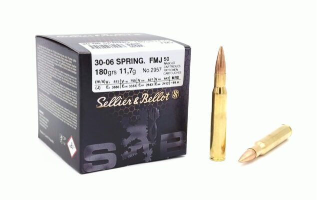.30-06 Spr. S&B Sellier & Bellot Vollmantel 11,7g/180grs