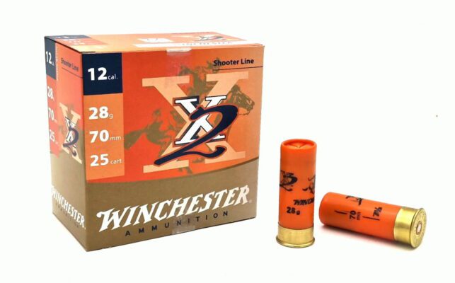 12/70 Winchester X2 28g / 7,5 Schrotpatronen