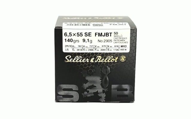 6,5x55 SE S&B Sellier & Bellot VM 9,1g/140grs.