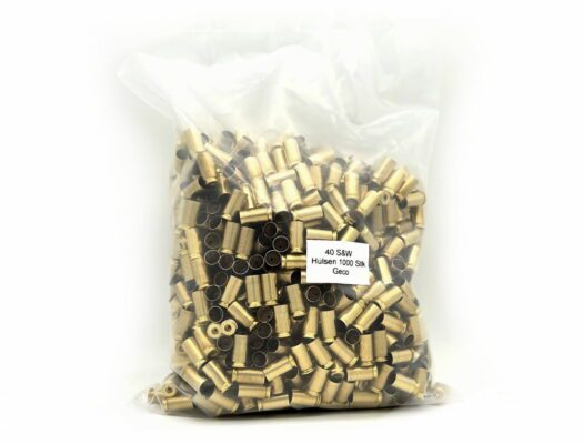40 S&W Hülsen von Geco 1000 Stück