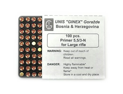 GINEX LARGE RIFLE ZÜNDER ZÜNDHÜTCHEN/PRIMER 1000 Stück