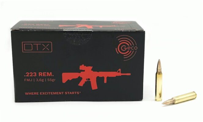 .223 Rem. Geco DTX 3,6g/55gr. VM / FMJ