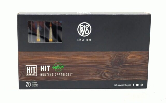 .308 WIN RWS HIT Green 10,7g/165grs.
