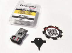 Eemann Tech Adjustable Rear Sight mit Fiber Optics for CZ SP-01 SHADOW, CZ SHADOW 2