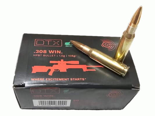 .308 WIN Geco DTX bleifrei HPBT 7,0g/108grs.