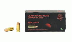 9mm Luger Geco LRN (ähnlich Geco SX) verkupfert 8,0g/124 grs.