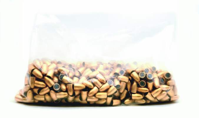 9 mm 115 gr / 7,5 g Geco Vollmantel Rundkopf Geschosse