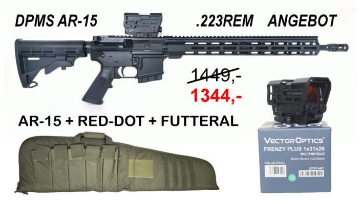 .223 REM. DPMS LITE 16 M-Lock AR-15 16,75 Zoll SET ANGEBOT!