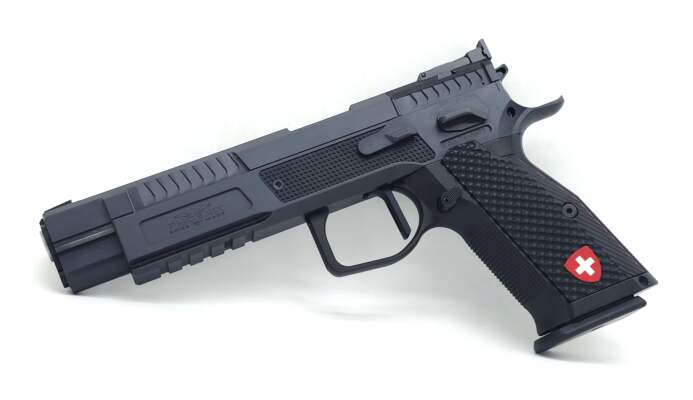 PHOENIX SwissMade Pistole Mod. Drake 6" 9mm Luger