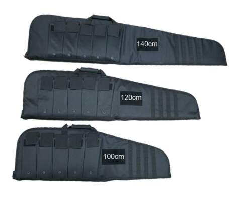 Rifle Case / Futteral 100cm - 140cm Schwarz/Oliv