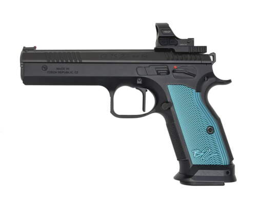 9mm Pistole CZ TS 2 KANSAS CITY / VECTOR OPTIC / SINGLE ACTION ABZUG /TUNING