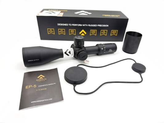 Arken EP5 5-25x56 FFP VPR MIL/MRAD