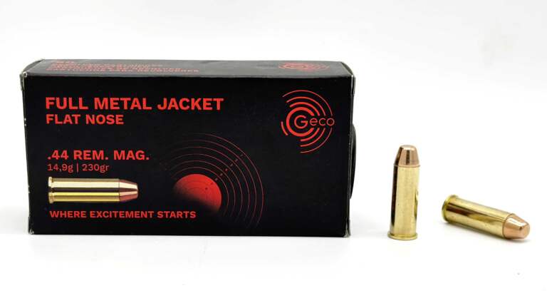 .44 Rem. Mag. Geco Vollmatel Flachkopf 14,9g/230grs