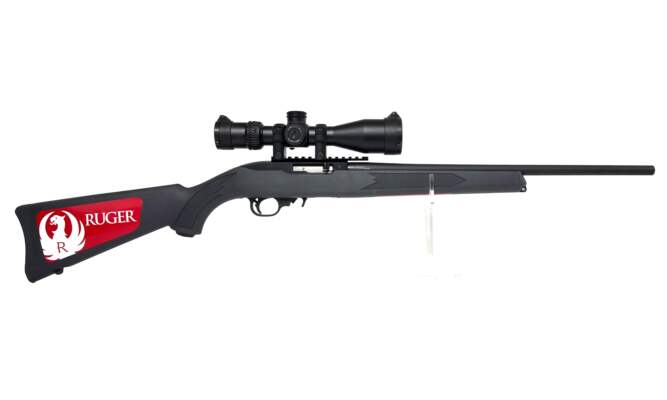 .22lr RUGER 10/22 CARBINE Selbstladebüchse mit 3-12x44 Zielfernrohr