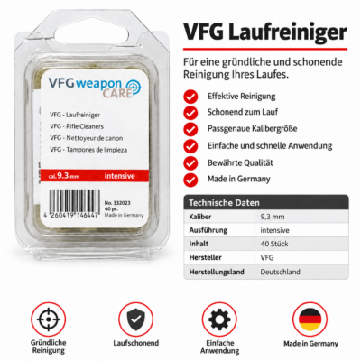 VFG Laufreiniger intensive cal. 9,3  40er Pck